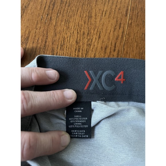 Johnston & Murphy Shorts Mens 38 Gray XC4 Stretch Performance Golf, 9" Inseam - Picture 8 of 8